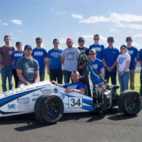 GVSU students showcase vehicle at Michigan International Auto Show